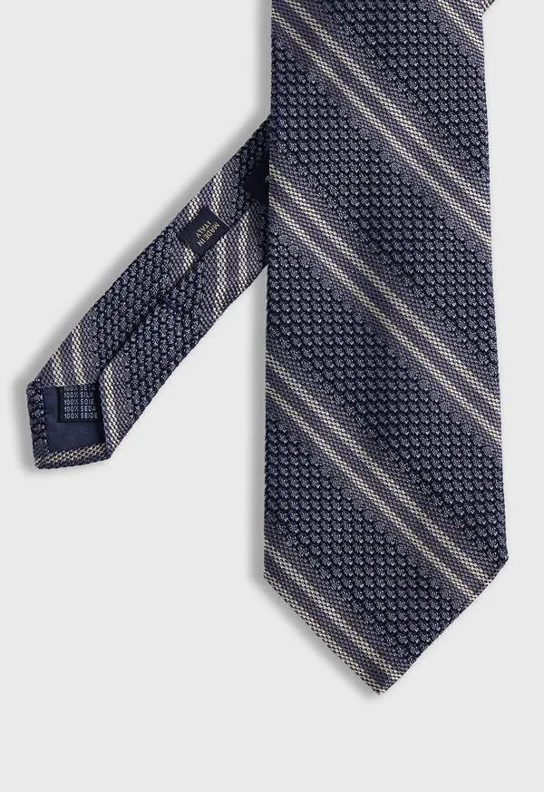 Silk Grenadine Stripe Tie