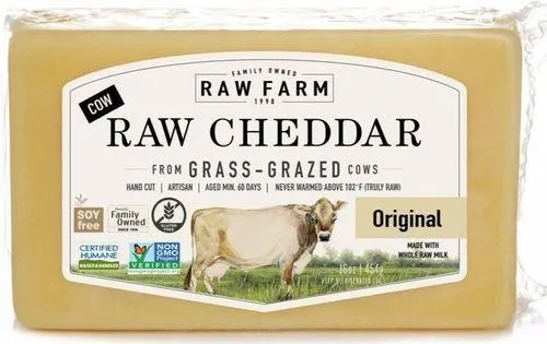 Raw Farm Original Raw Cheddar Cheese