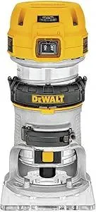 DEWALT Router, Fixed Base, 1-1/4 HP, 7.7-Amp, Variable Speed Trigger, Corded (DWP611)
