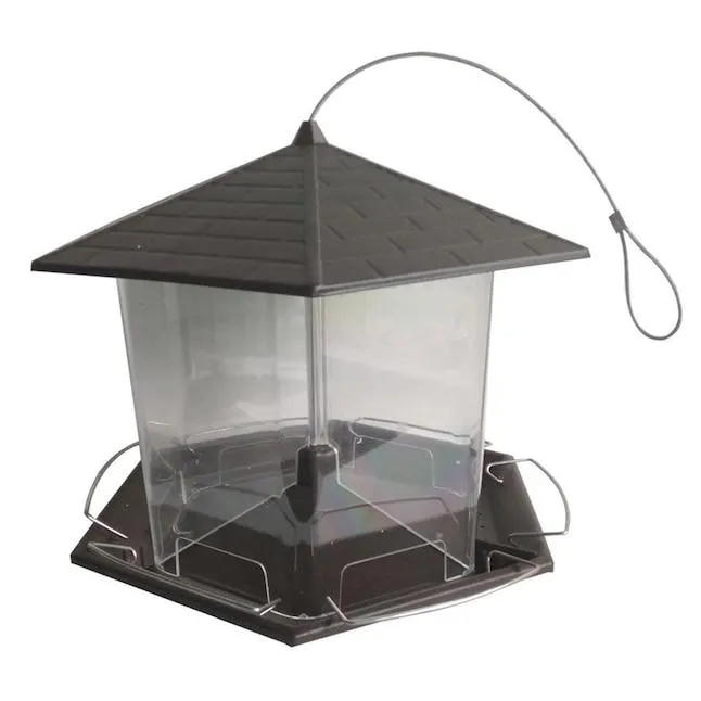 Style Selections Metal Hanging/Post-mount Hopper Bird feeder - 10-lbs
