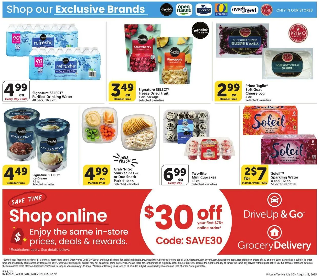 Catálogo de Vons Current weekly ad 30 de julio al 19 de agosto 2025 - Página 2