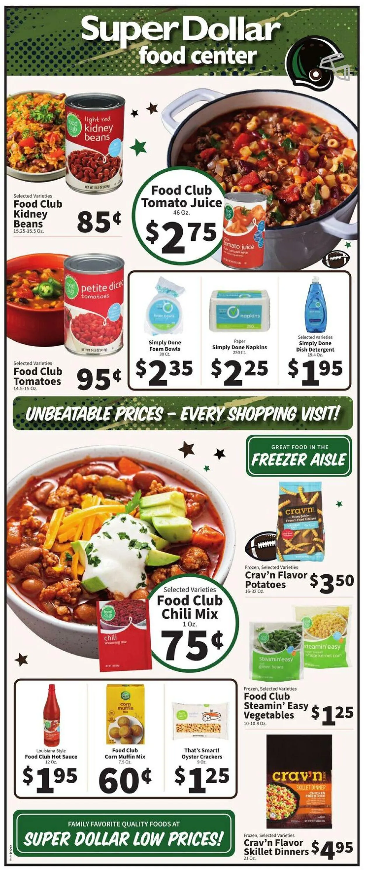 Weekly promotion Super Dollar Food Center Current weekly ad spanning from September 24 to September 30 2025 - Page 2 for Catalogue 365