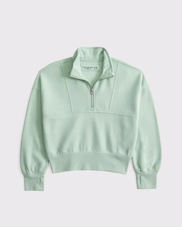 essential sunday half-zip sweatshirt