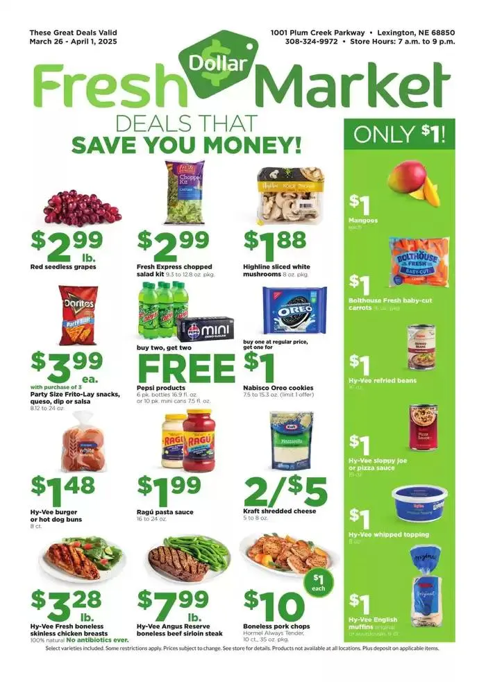 Weekly ad Dollar Fresh from March 26 to April 1 2025 - Page 1