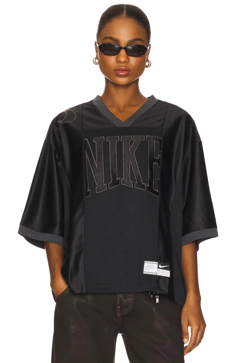 Short Sleeve Graphic Jersey Top