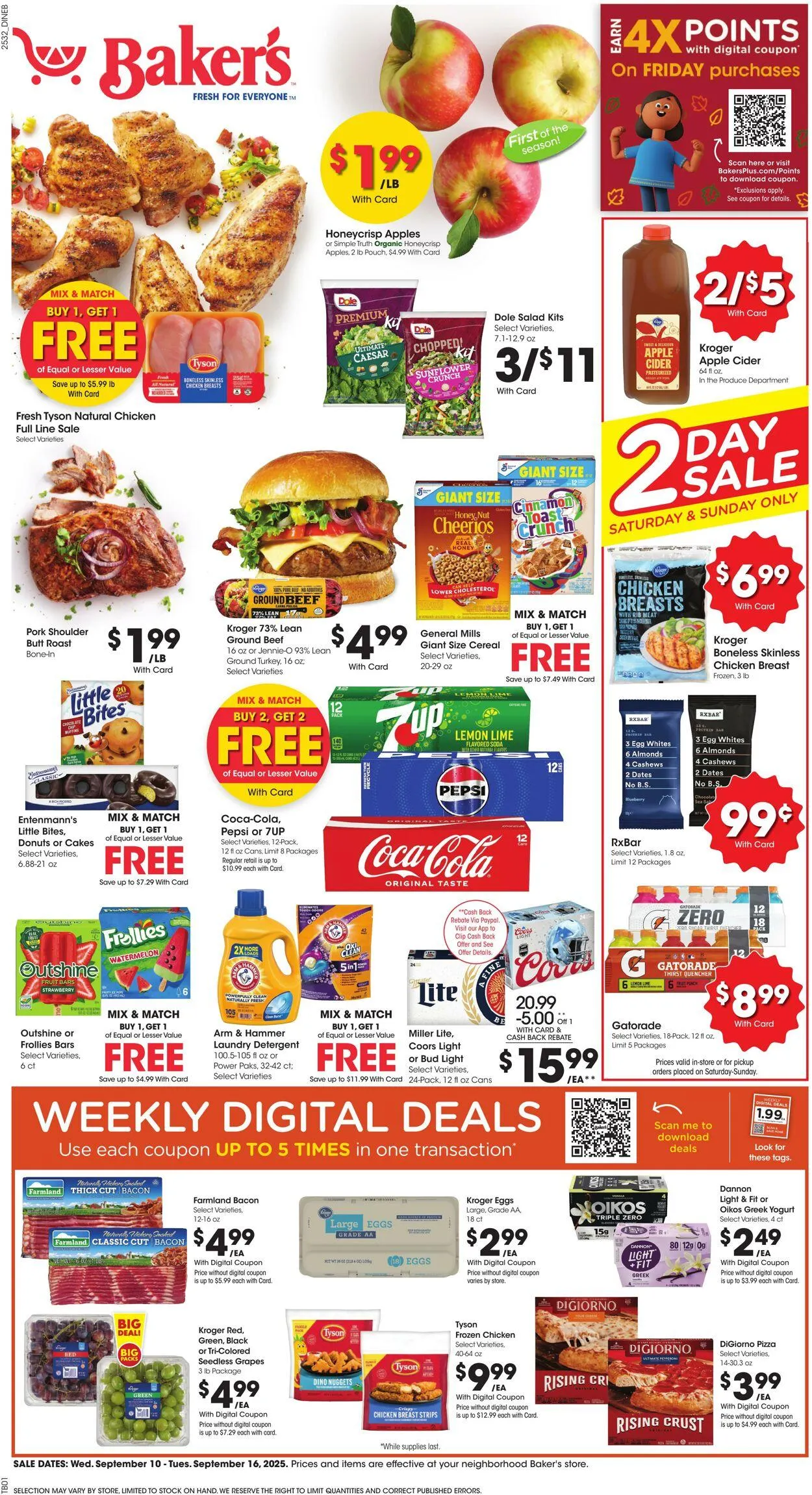 Weekly ad Baker's from September 10 to September 16 2025 - Page 1