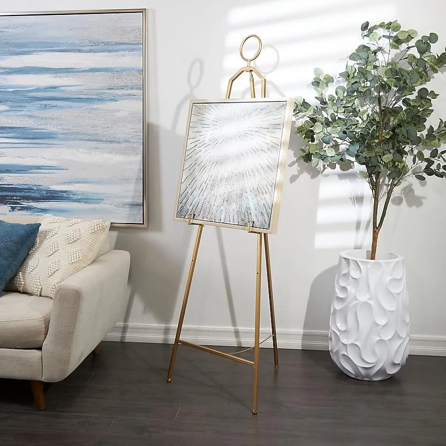 Grayson Lane Gold Iron Glam Decorative easel