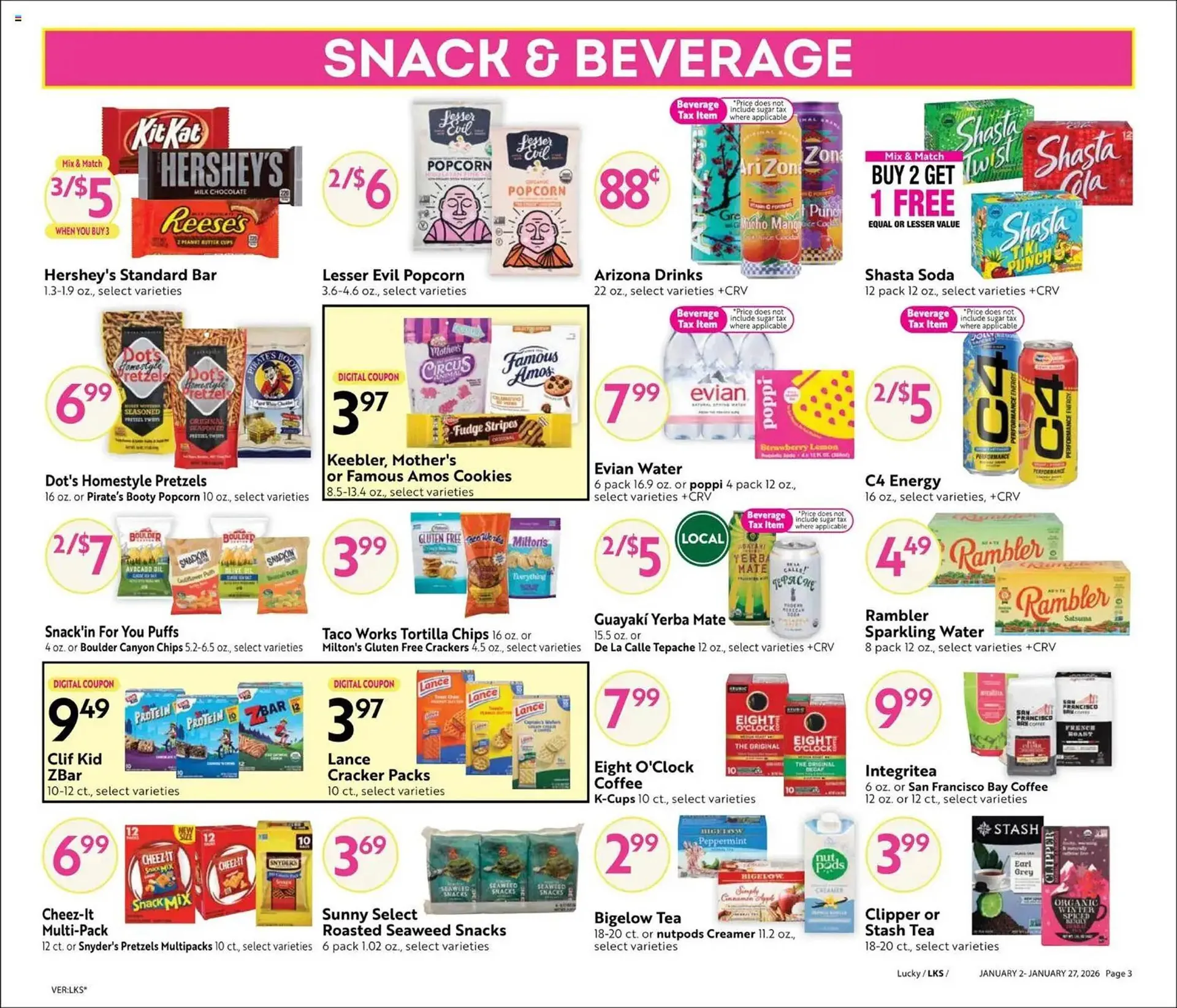 Weekly ad Lucky Supermarkets weekly ad from January 2 to January 27 2026 - Page 3