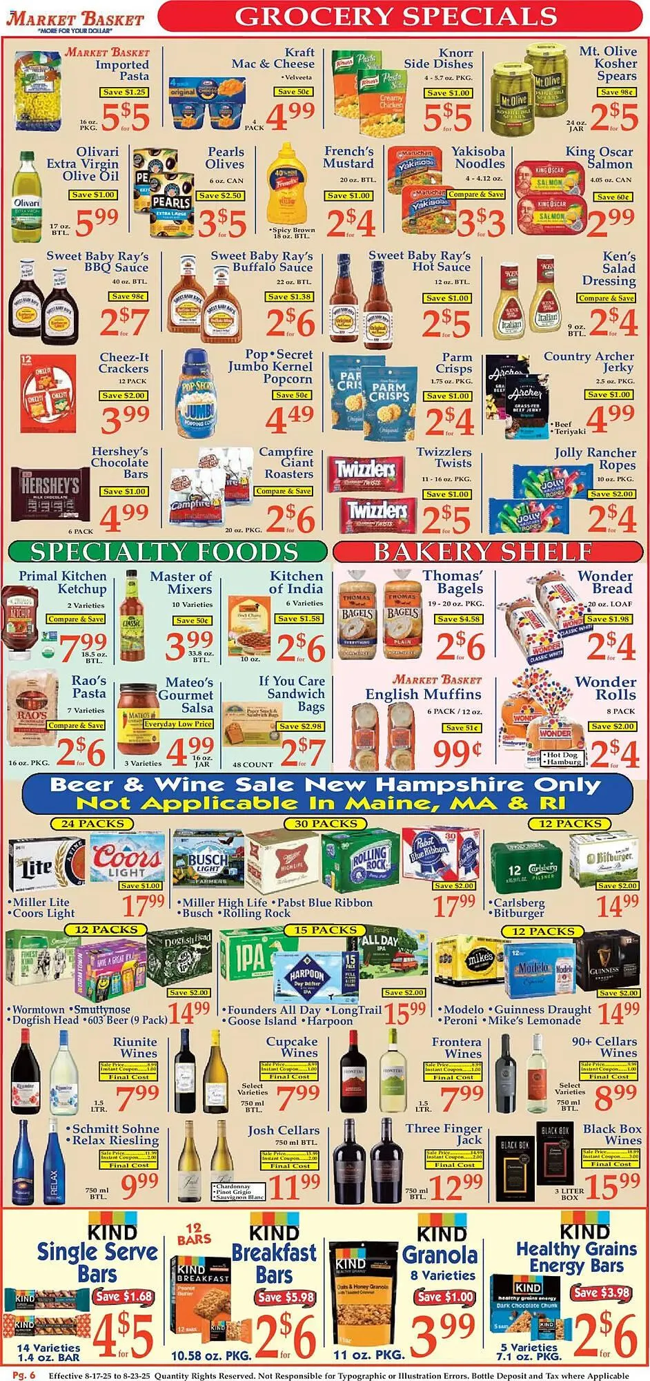 Weekly ad Market Basket Weekly Ad from August 17 to August 23 2025 - Page 6