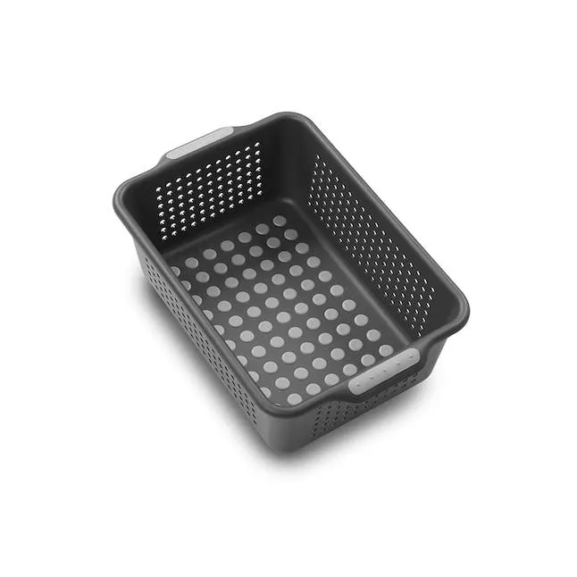 Style Selections ( 8.10-in W x 4.0-in H x 12.10-in D ) Granite Plastic Basket