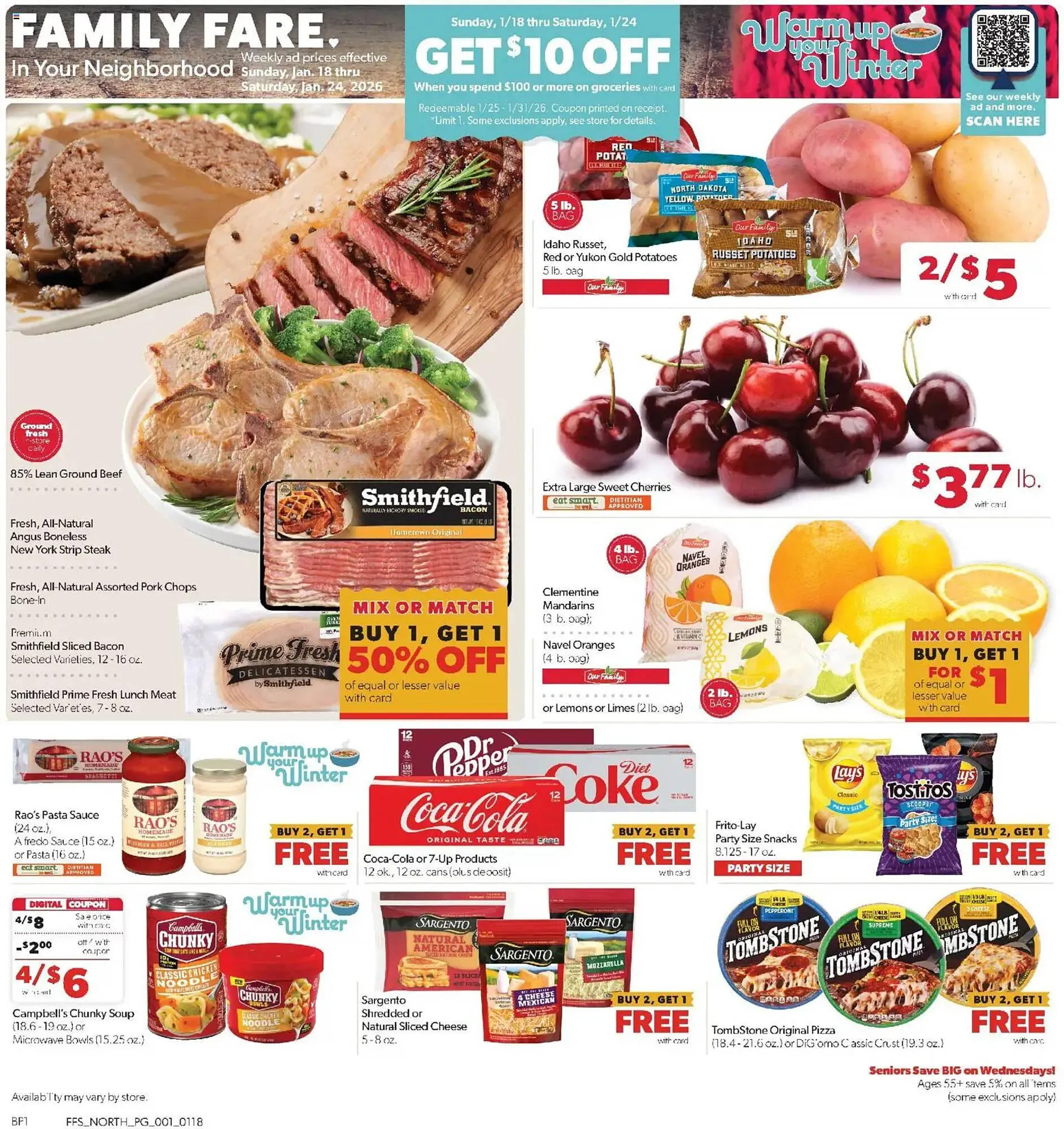 Weekly ad Family Fare weekly ad from January 18 to January 25 2026 - Page 1