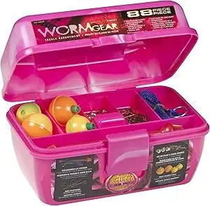 Worm Gear 88 Piece Loaded Tackle Box