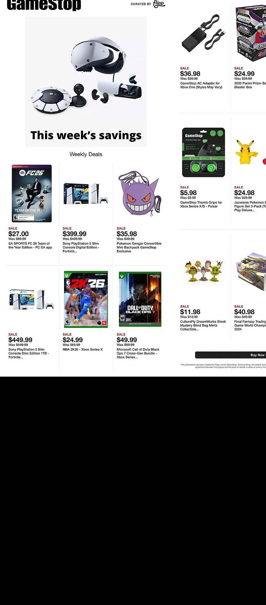 Game Stop weekly ad - 1