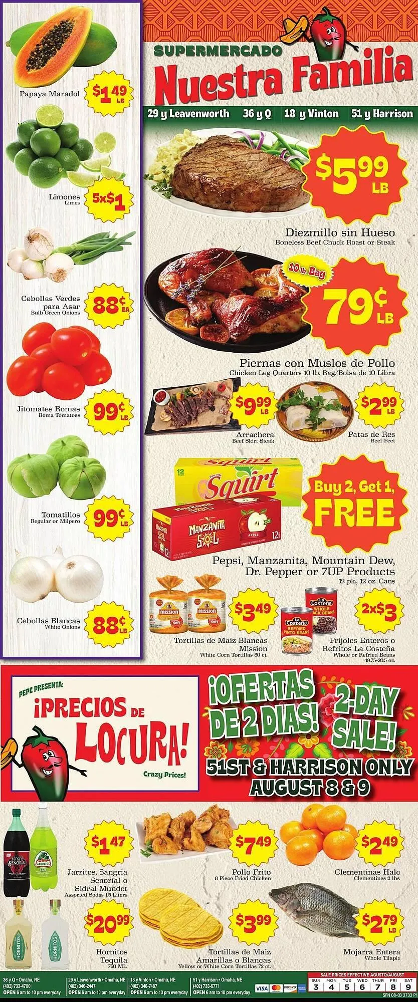 Supermercado Nuestra Familia Weekly Ad - 1