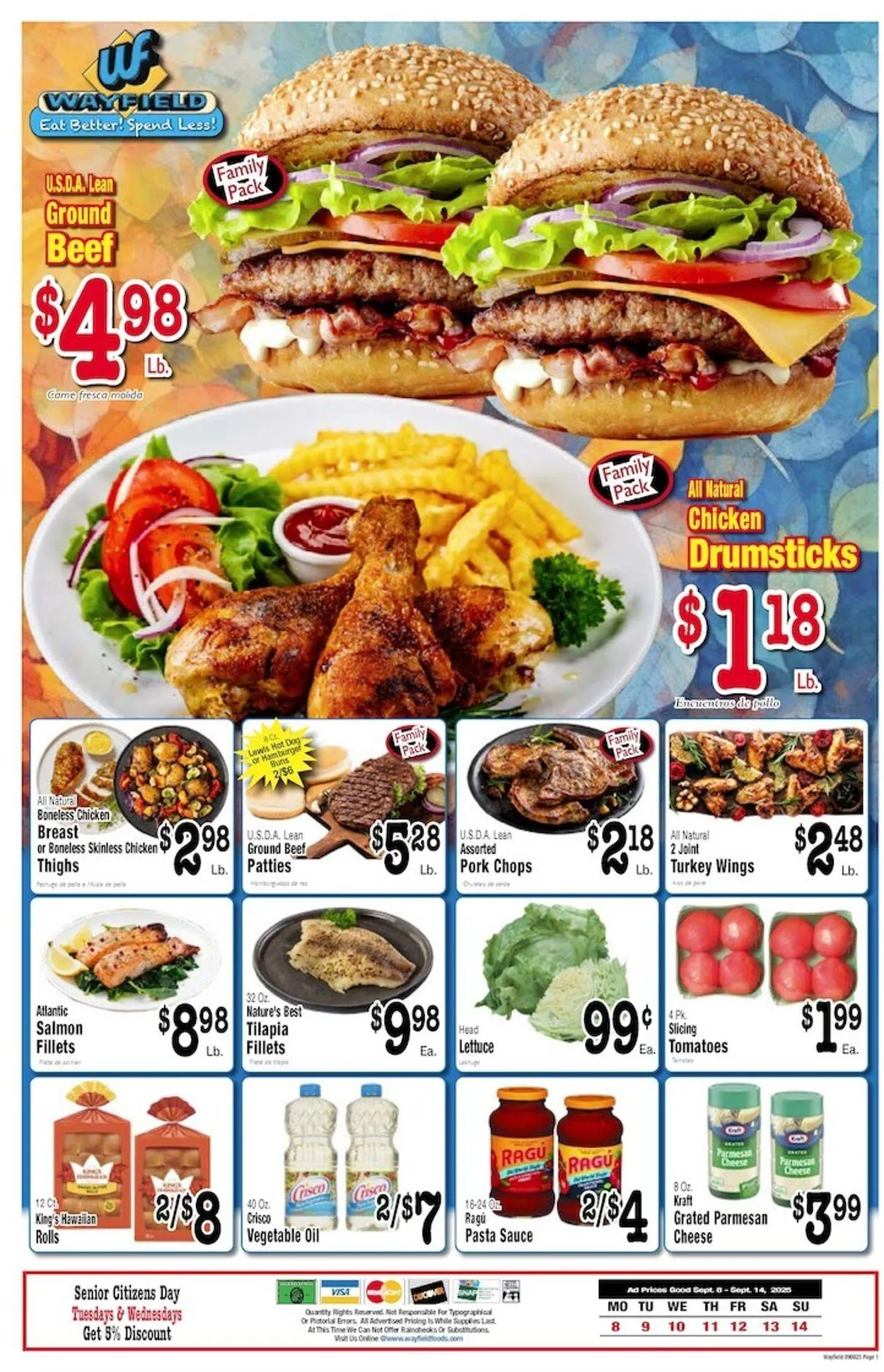 Weekly ad Wayfield from September 8 to September 14 2025 - Page 1