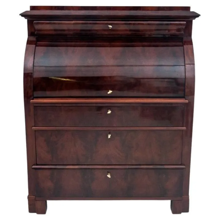 Biedermeier secretary, Northern Europe, circa 1860.