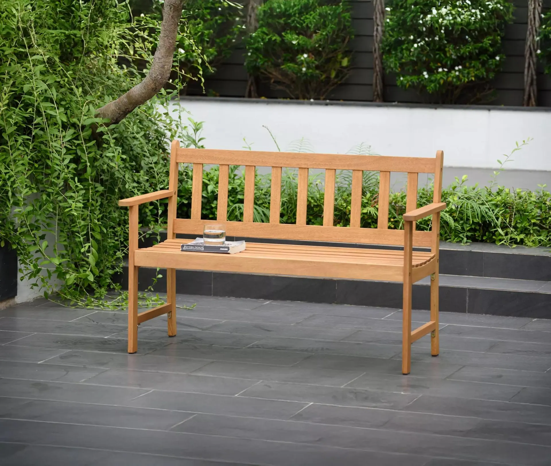 Amazonia Outdoor Patio 100% FSC Wood Bench