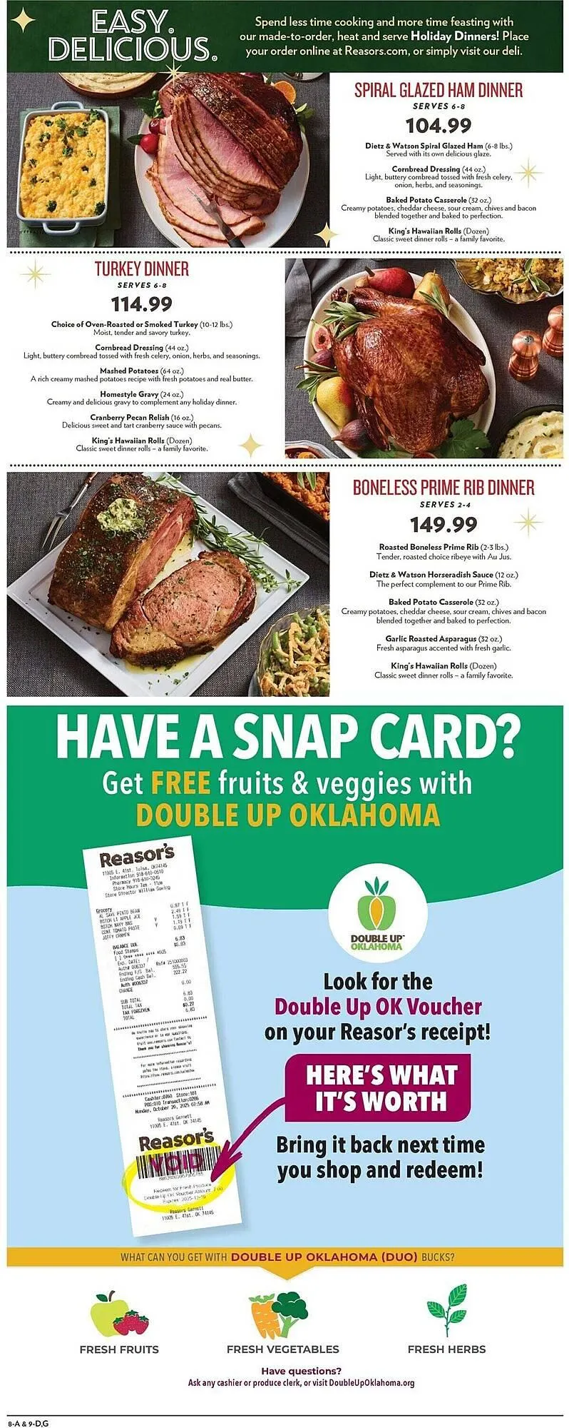 Weekly ad Reasors weekly ad from December 3 to December 9 2025 - Page 8