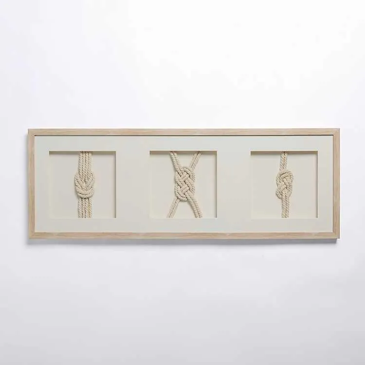 Knot Shadowbox Wall Plaque