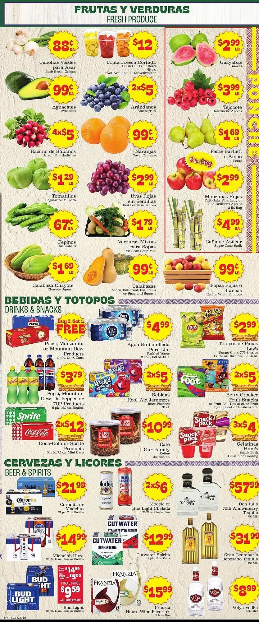 Catálogo de Supermercado Nuestra Familia weekly ad 30 de noviembre al 6 de diciembre 2025 - Página 3