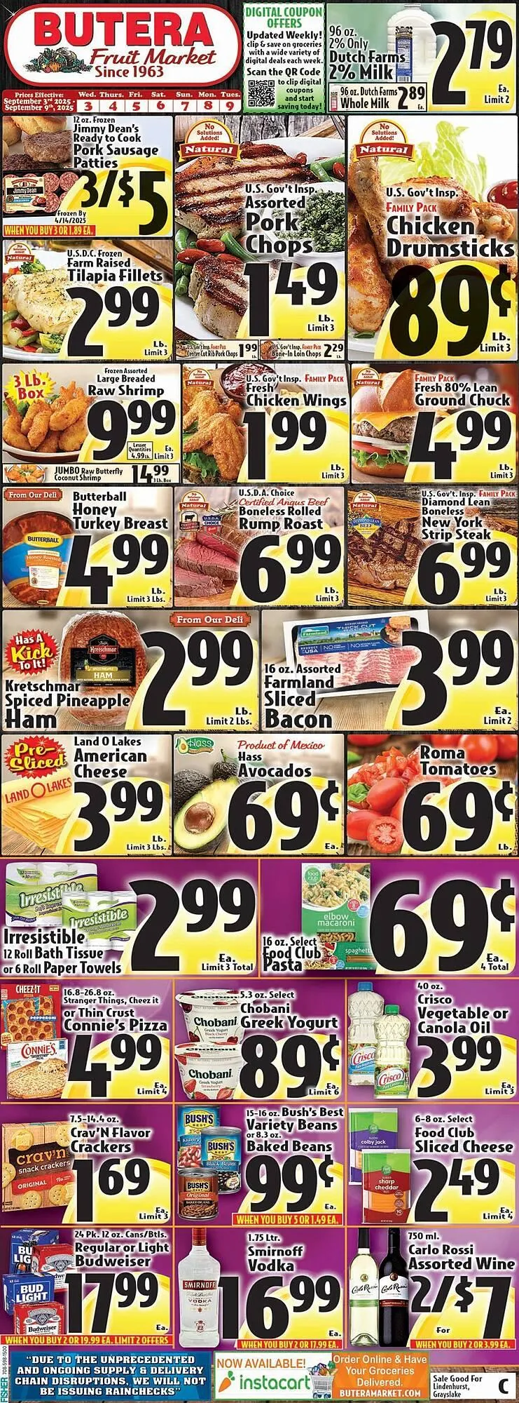 Weekly ad Butera weekly ad from September 5 to September 9 2025 - Page 1