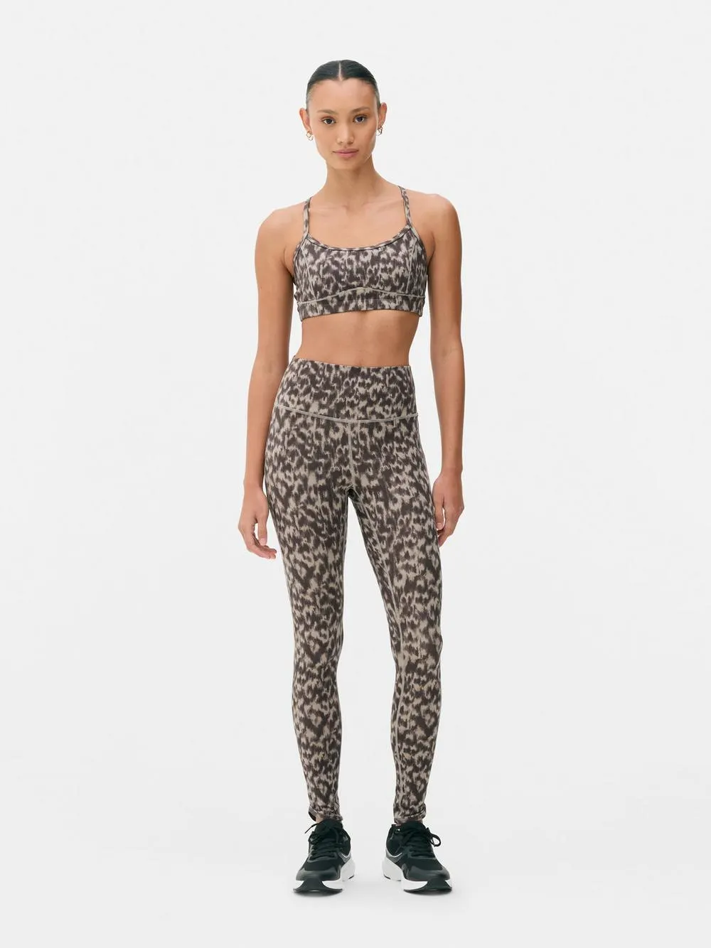 Printed Performance Crop Top
