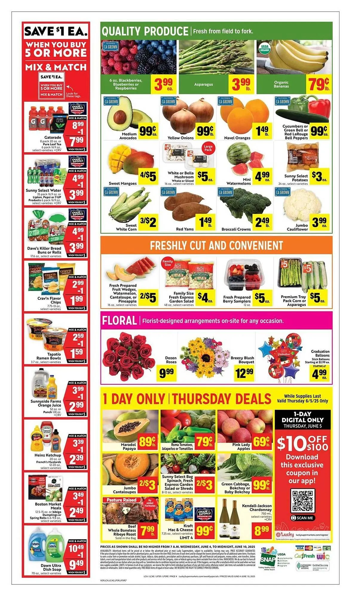 Weekly ad Lucky Supermarkets Weekly Ad from June 4 to June 10 2025 - Page 6