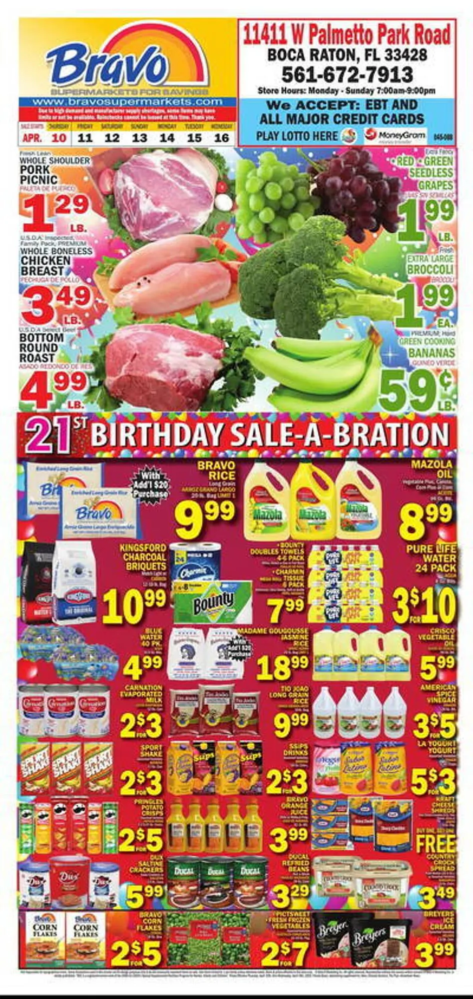 Weekly ad Bravo Supermarkets Weekly Ad from April 10 to April 16 2025 - Page 1