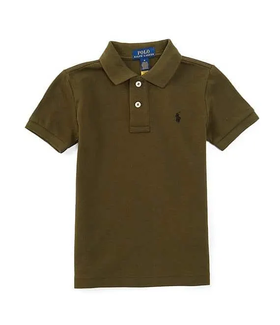 Little Boys Short-Sleeve Iconic Mesh Polo Shirt