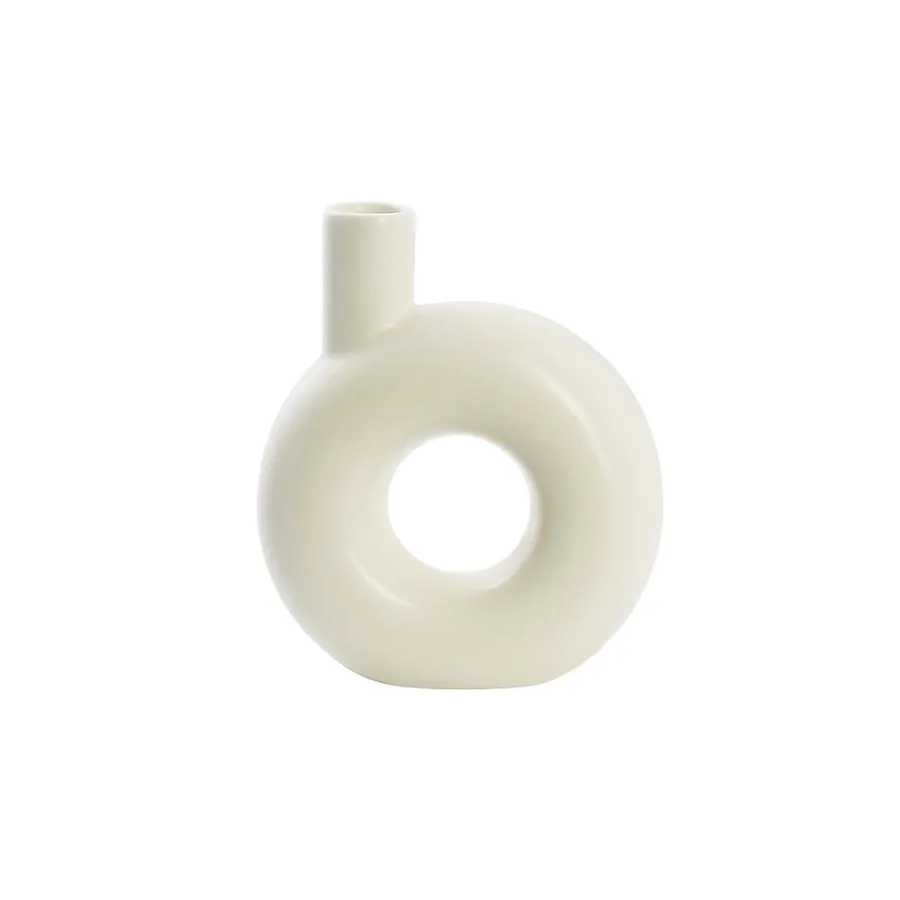 Origin 21 White Ceramic Modern Vase