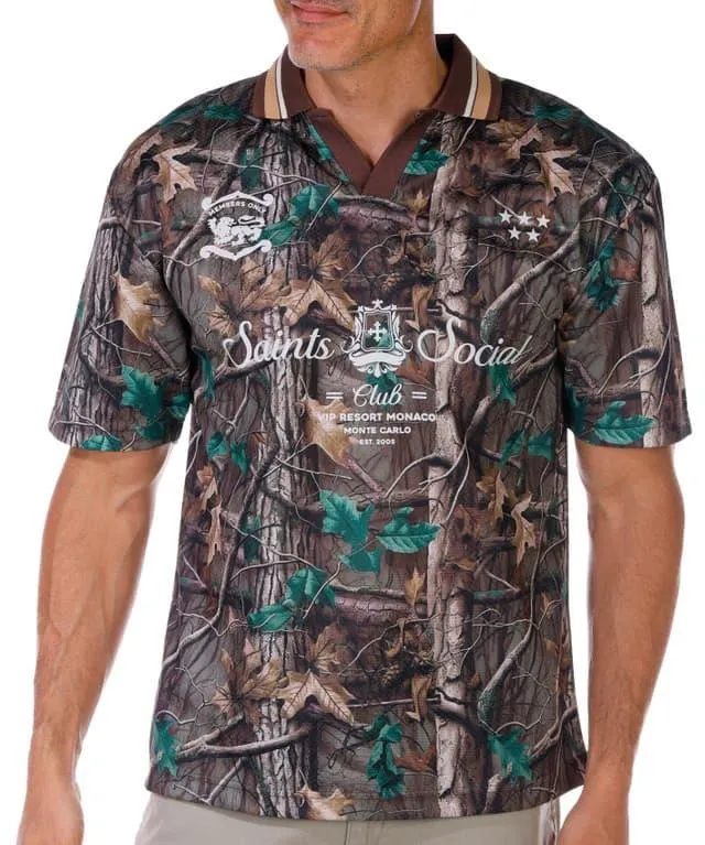 Saints Studio Mens Short Sleeve Polo Shirt