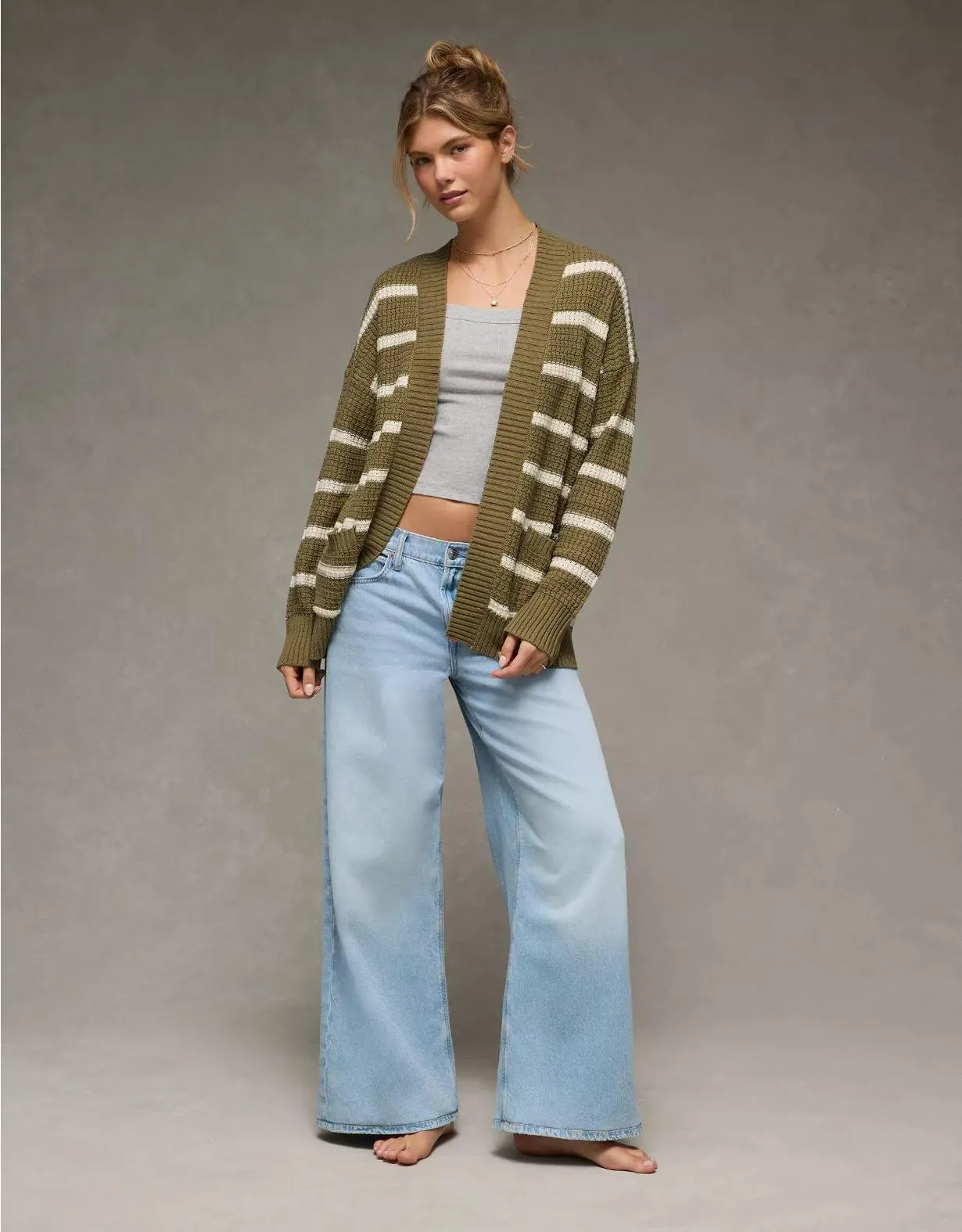 AE Open Knit Cardigan