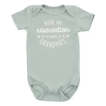 Baby Unisex (NB-9M) Wild Child Going to Grandma’s Bodysuit