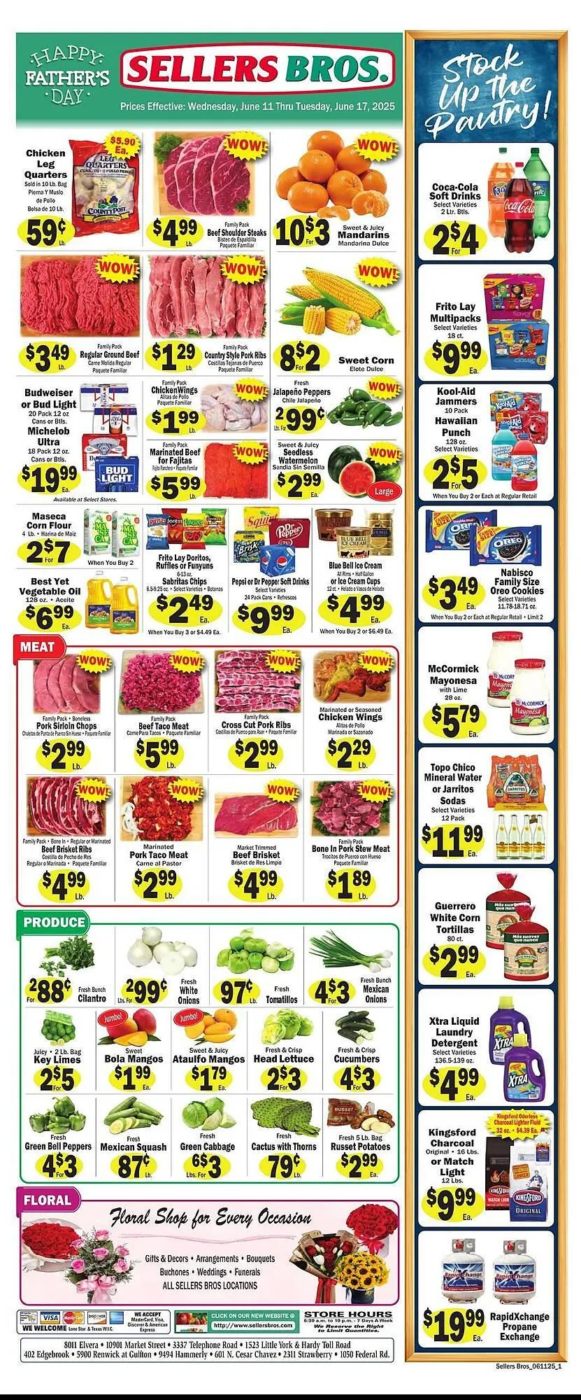 Sellers Bros Weekly Ad - 1
