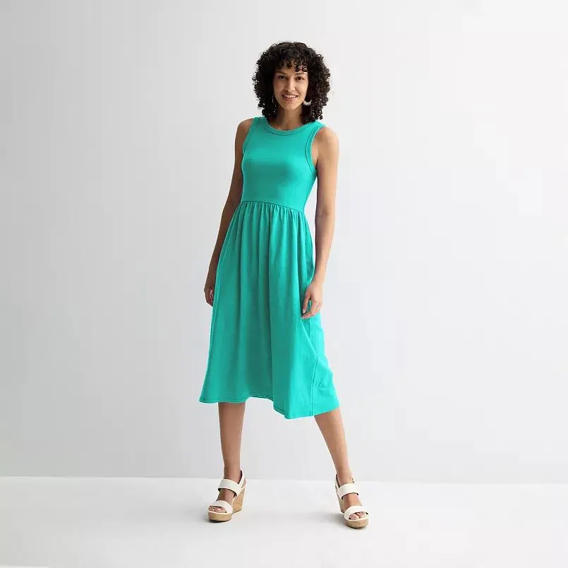 Women's Sonoma Goods For Life® Mixed Media Knit Dress