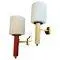 Mid-Century Modern Italian Wall Sconces in Brass, 1960s, Set of 2