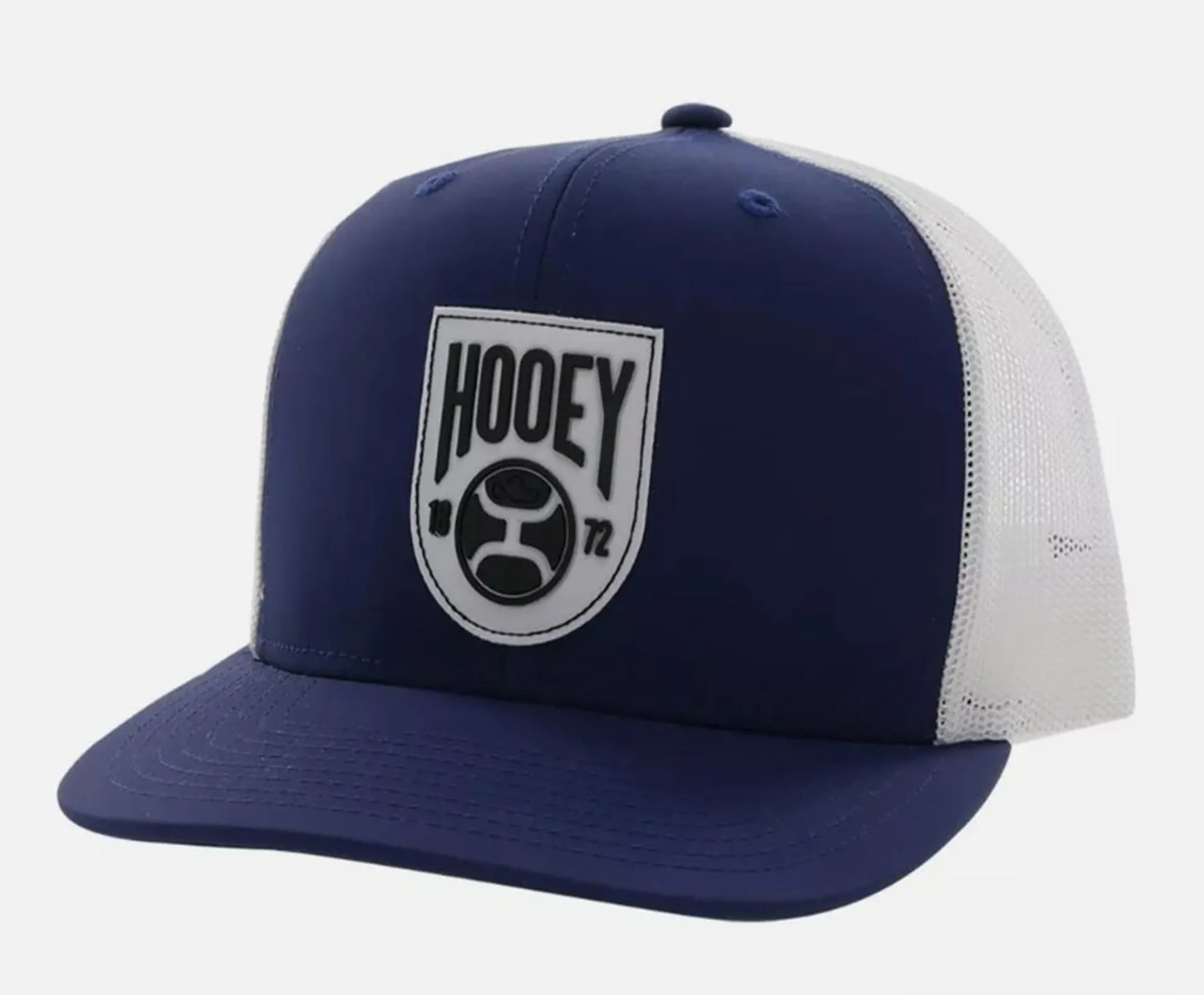 Hooey Men's Bronx 6-panel Navy & White Trucker Cap
