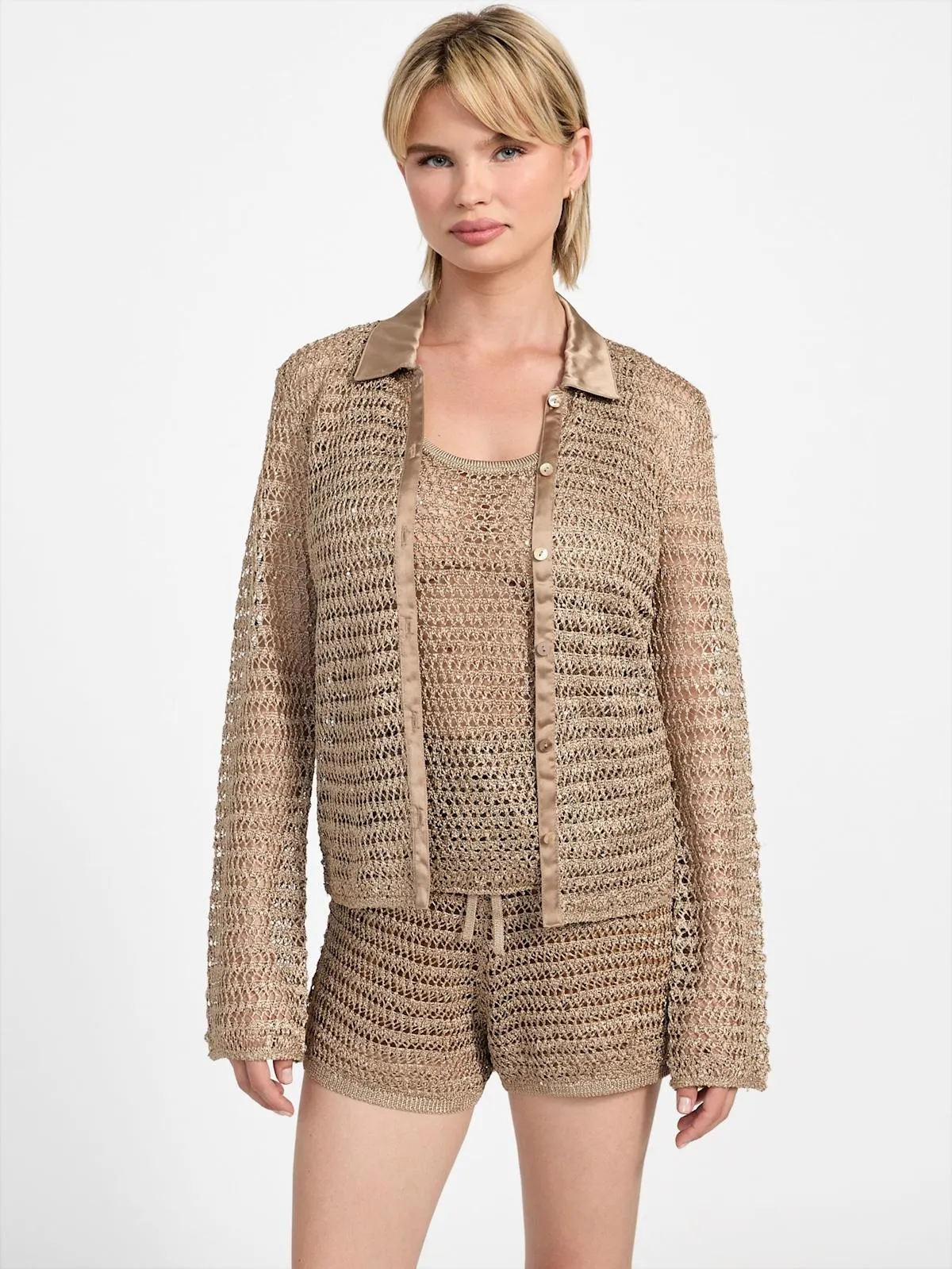 Bella Open-Stitch Top