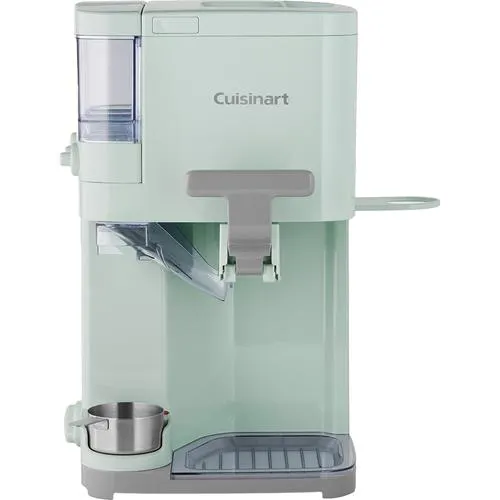 Cuisinart Soft Serve Ice Cream Machine- Mix It In Ice Cream Maker, Mint Green - Open Box