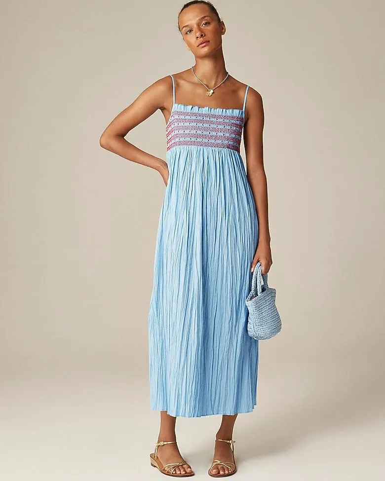 Catania crinkled dress