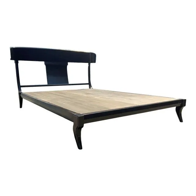 Mid Century Modern Klismos Style King Bedframe