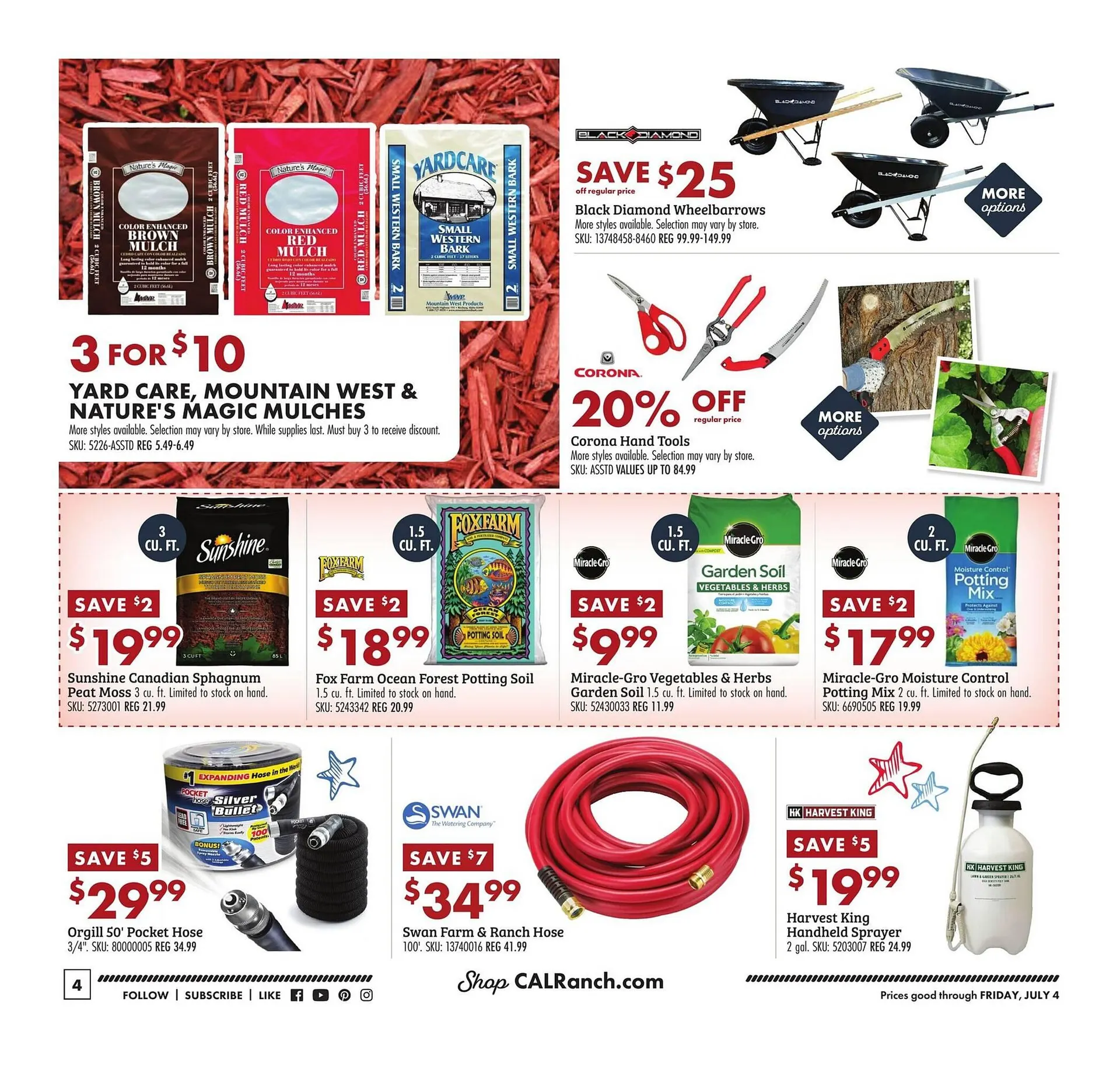 Weekly ad C A L Ranch Stores Weekly Ad from June 25 to July 4 2025 - Page 4