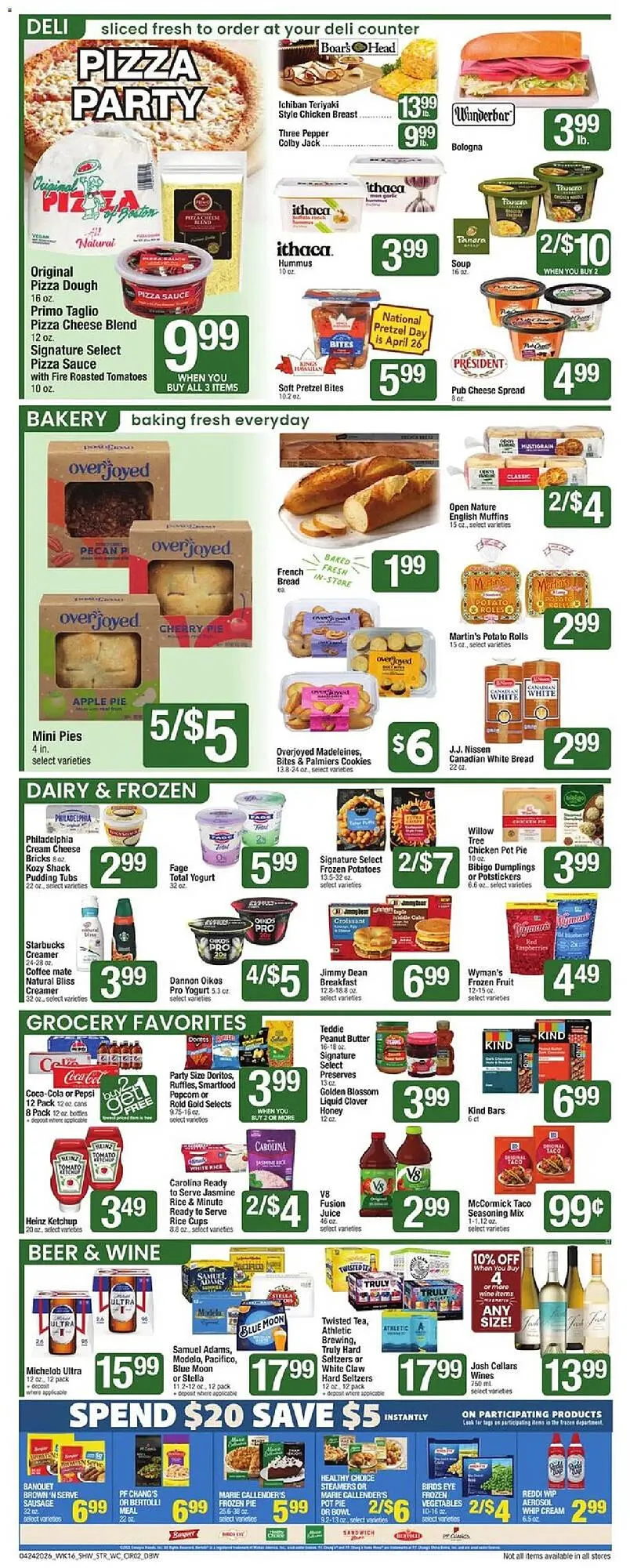 Weekly promotion Star Market weekly ad spanning from April 24 to April 30 2026 - Page 2 for Catalogue 365