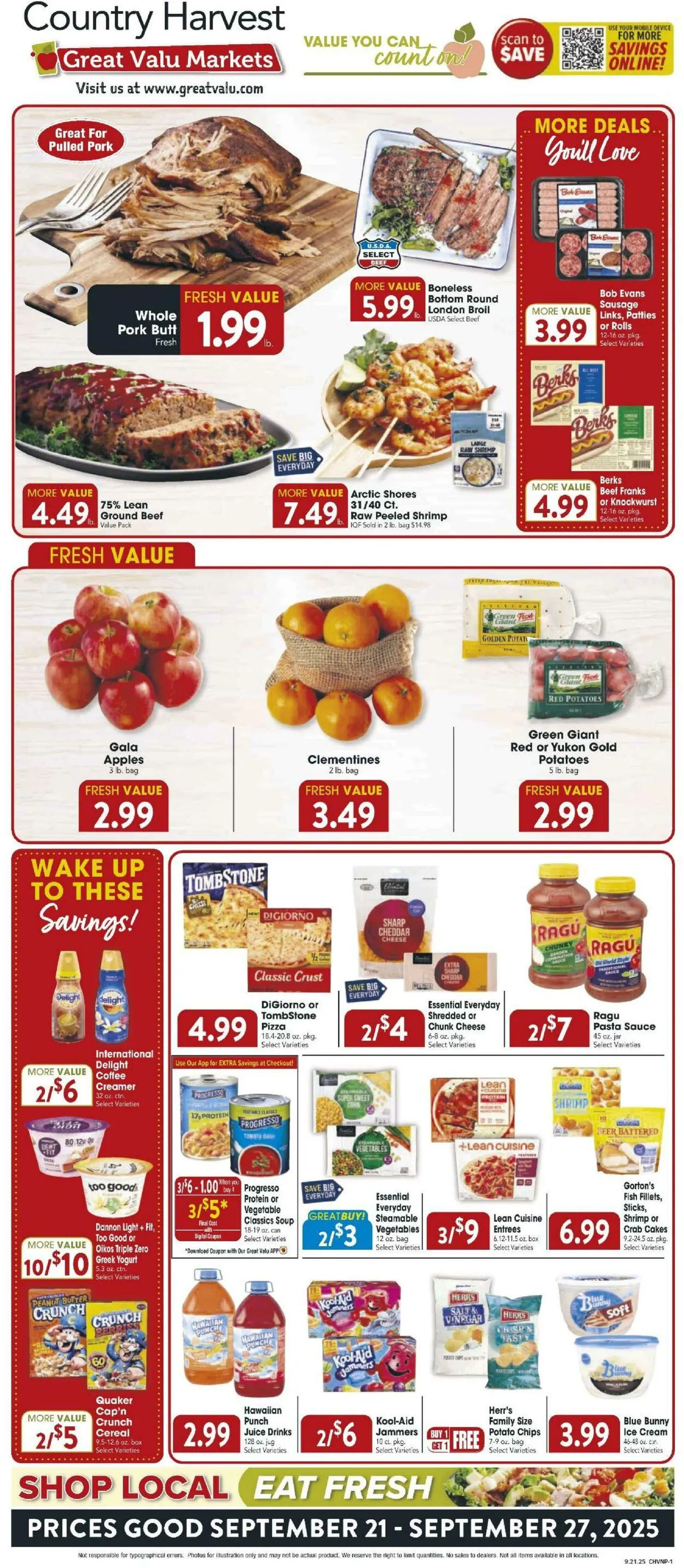 Weekly ad Farm Fresh from September 21 to September 27 2025 - Page 1