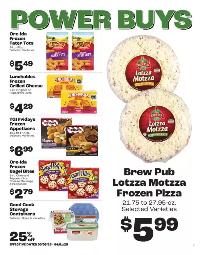 Weekly ad Rosauers Monthly Power Buys from March 5 to April 1 2025 - Page 3