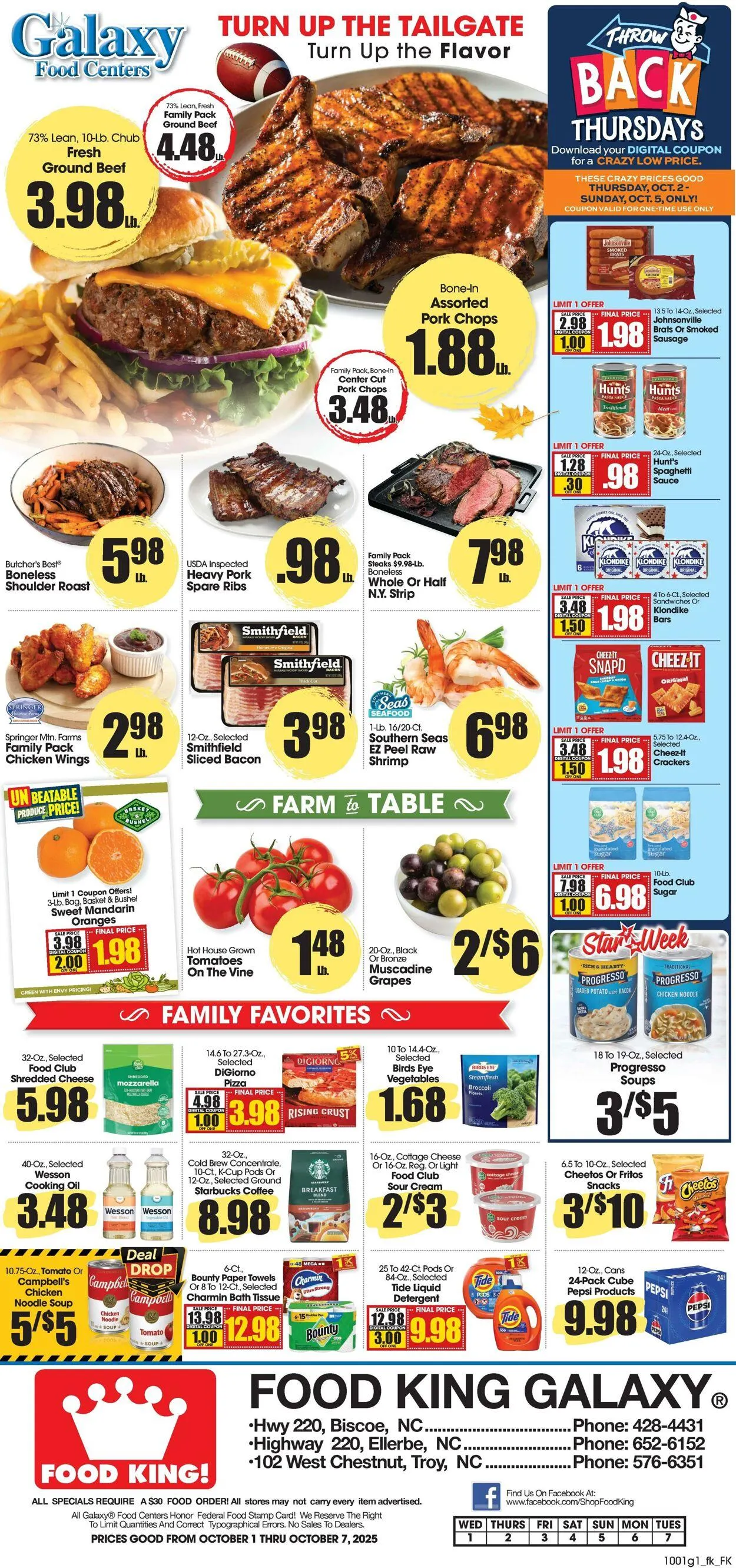 Weekly ad Food King Current weekly ad from October 1 to October 7 2025 - Page 1