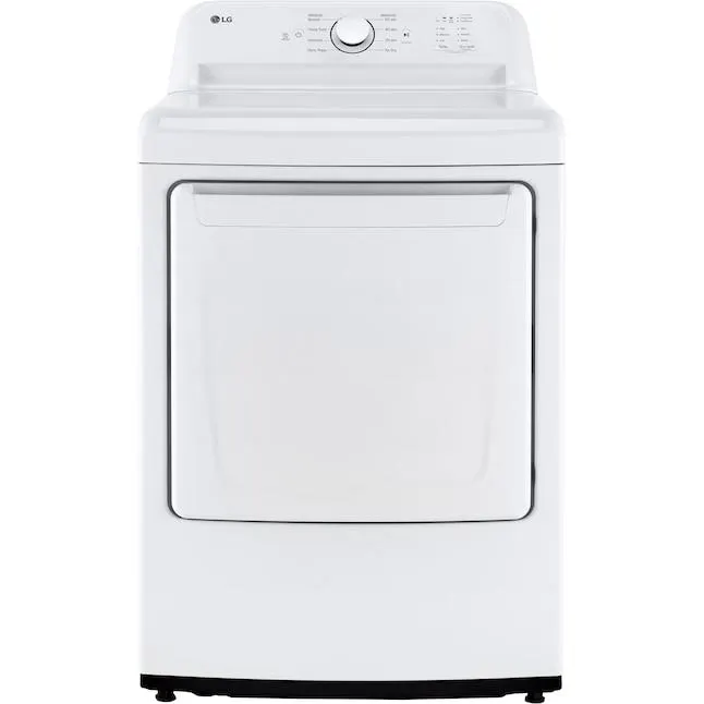 LG 7.3-cu ft Electric Dryer (White) ENERGY STAR