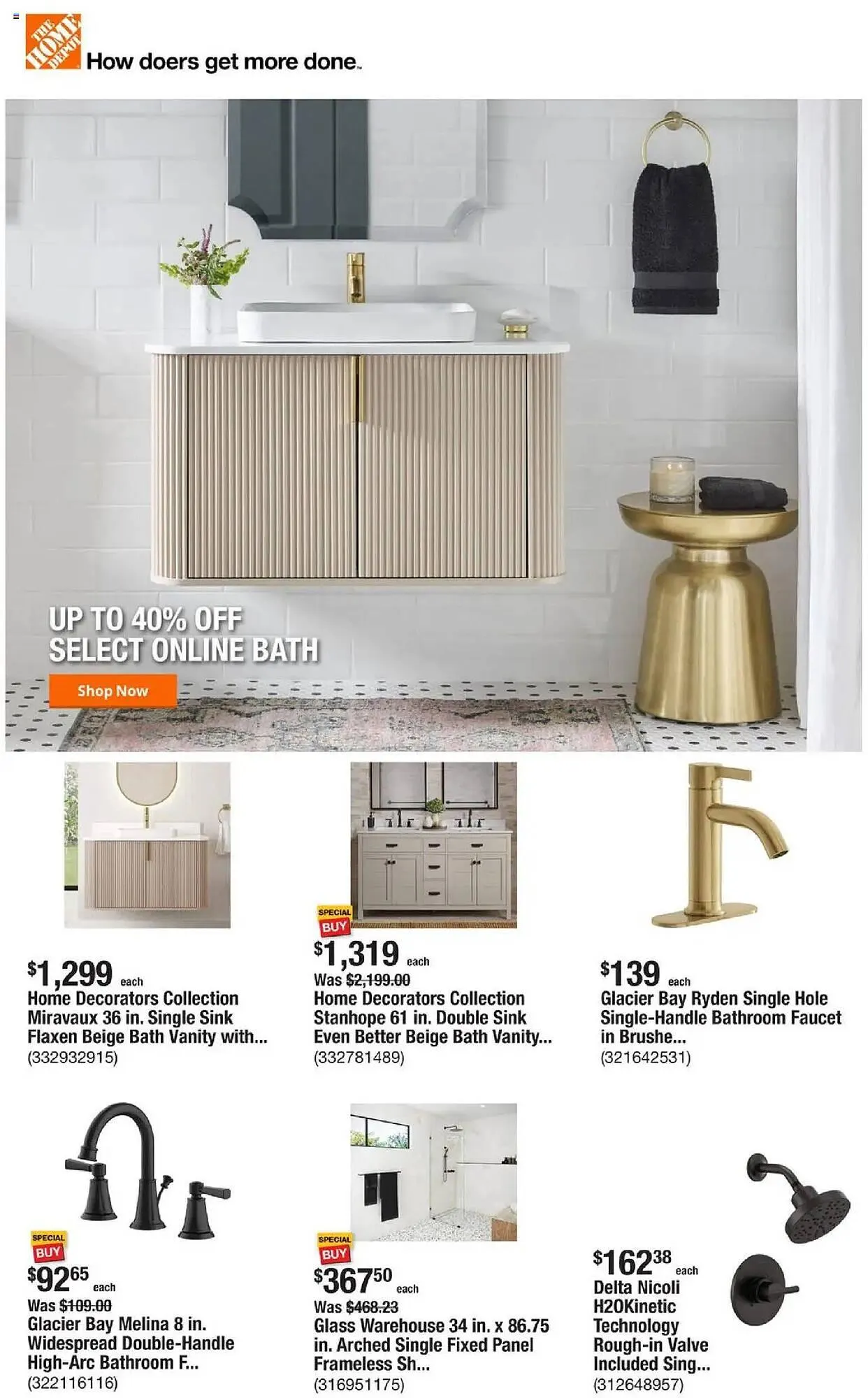 Weekly ad The Home Depot flyer from October 16 to October 24 2025 - Page 1
