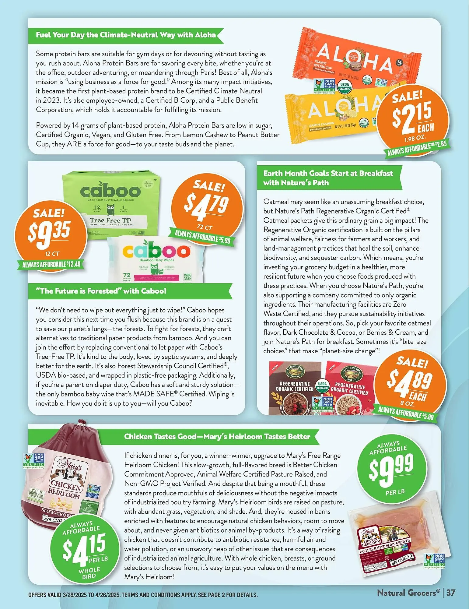 Weekly ad Natural Grocers ad from April 18 to April 26 2025 - Page 37