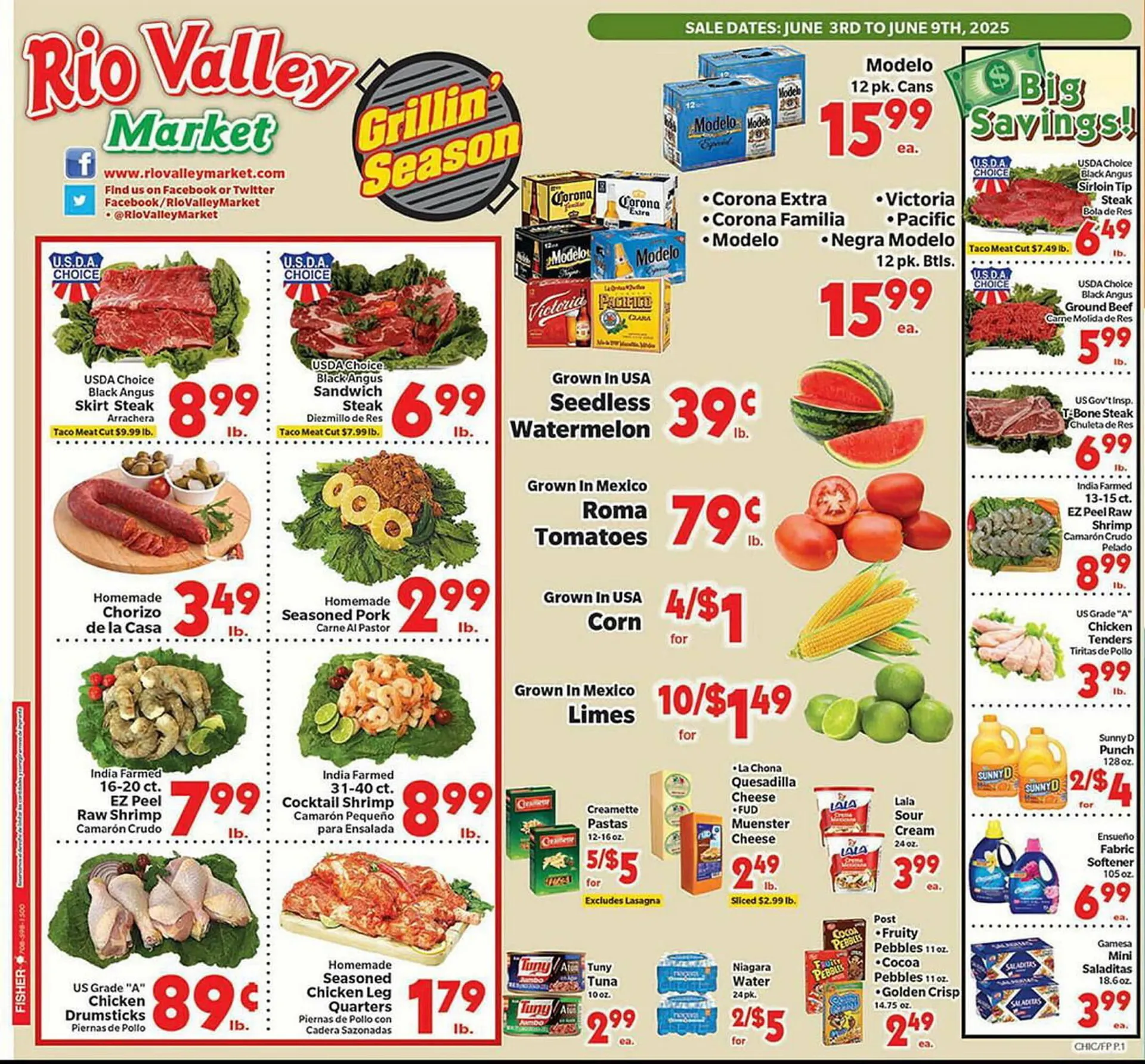Rio Valley Market Weekly Ad - 1